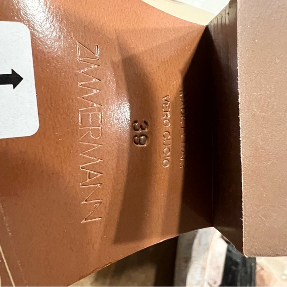 NWT✨Zimmermann Duncan Low Boots 45 | Bone | EU 39 - Picture 8 of 11